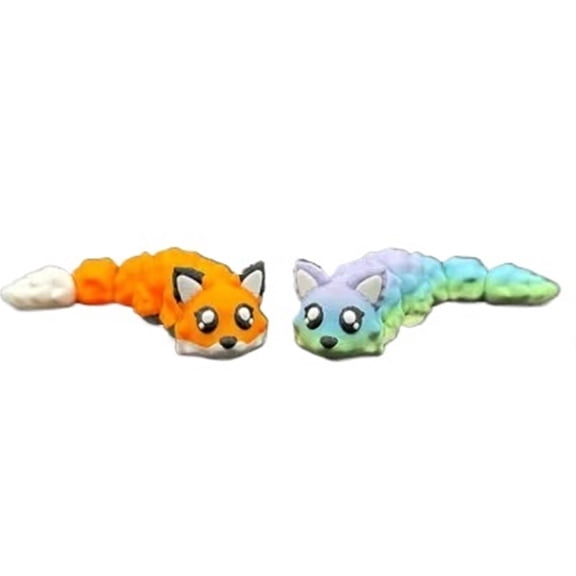 2pc flexible fox 3D printing