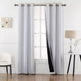 thumbnail image 1 of 2pc set window curtain panel 100% privacy 65% blackout lined bedroom drapery R64, 1 of 7