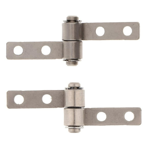 2pcs 0.1N.m Cabinet Hardware Rotation Friction Positioning Hinges Right and Left, 19mm Length