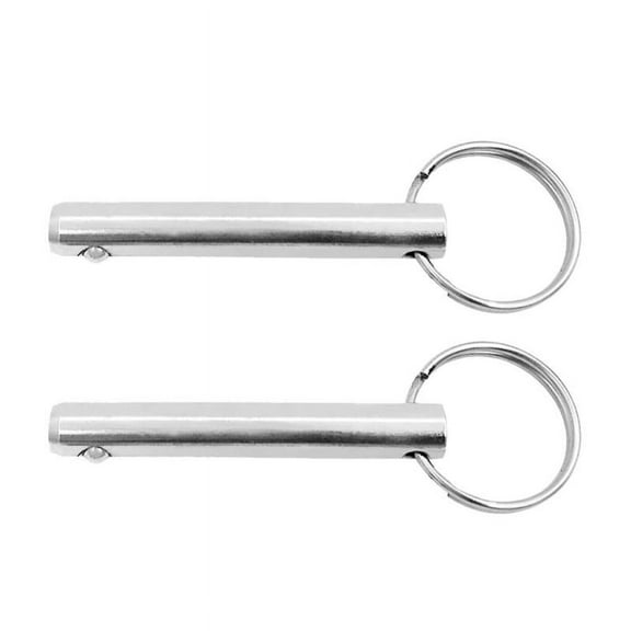 2pcs 0.39" Diameter 316 Stainless Steel Quick Release Pull Detent Pin