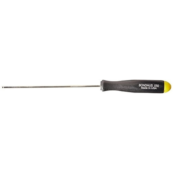2pcs .050" Hex (Allen) Balldriver Screwdriver, Protanium High Torque Steel With Briteguard Chrome Finish - Bondhus USA
