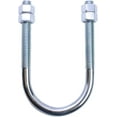 2pcs 11/2 inch Pipe Size UBolt with Nuts, Zinc Plated (2 inch ID