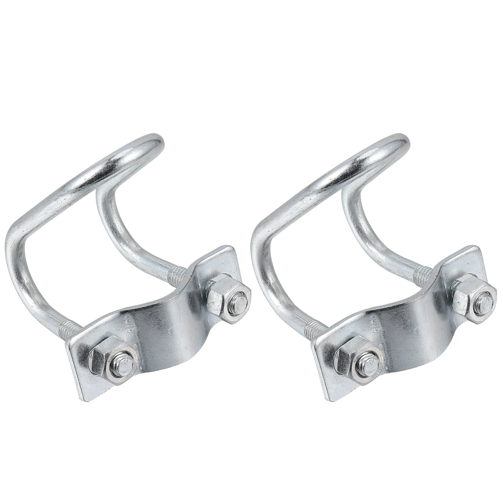 2pcs 1/2 Inch Galvanized Iron Pipe Clip Cross Tube Buckle U Clip for