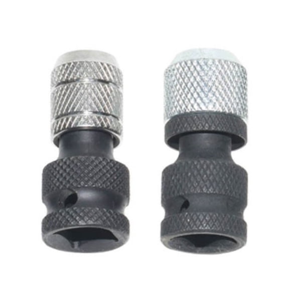 2pcs 1/2 Inch Square To 1/4 Inch Hex Ratchet Socket Adapter Converter Chuck Adaptor Spanner Drive Converter Quick Release Tool