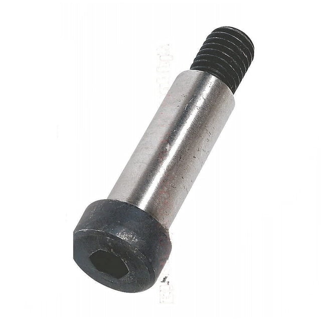 5 Pcs M10 X 30mm Shoulder Bolts - M8-1.25 Thread, 5mm Allen Socket, Black Oxide Class 12.9 Alloy Steel