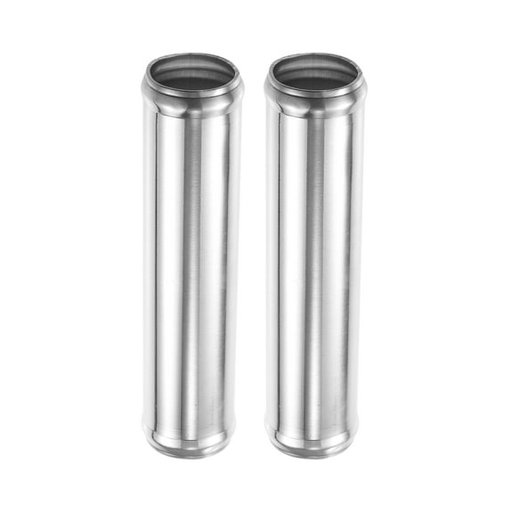 2pcs 1.35" OD 6" Length Universal Car Aluminum Alloy Intercooler Pipe Straight Air Intake Tube