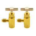 2pcs 1/4 Sae M14 Thread Adapter R134A Automotive Air Conditioner