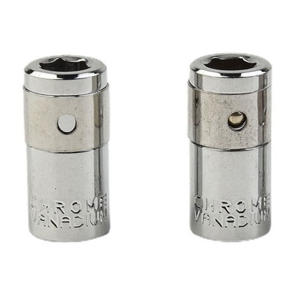 2pcs 1/4\" Square Drive To 1/4\" Hex Socket Bits Converter Screwdriver Bit Adapter