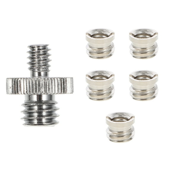 2pcs 1/4" to 3/8" Camera Tripod Thread Adapter Convert Nut Screw Adapter(5PCS)