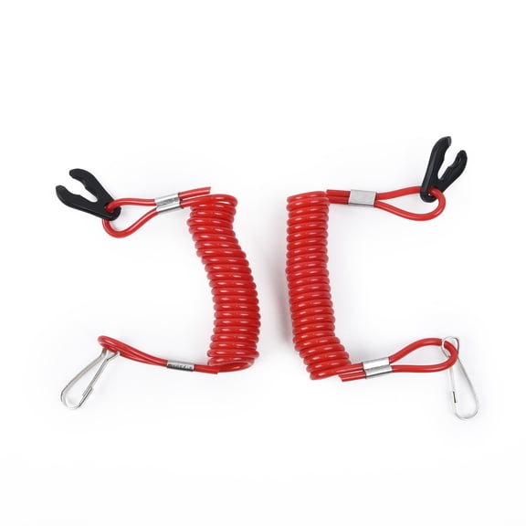 2pcs 1.6m Boat Kill Switches Key Lanyard Safety Rope For Mercury Yamaha Honda