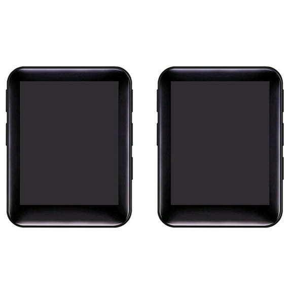 2pcs 1.8 Inch MP3 Player Button Music Player 4GB Portable Mp3 Player with Speakers High Fidelity Lossless Sound Quality