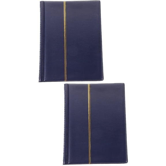 2pcs 1 Book of Coin Organizer Coins Album Commemorative Coin Storage Book Books for Collectors