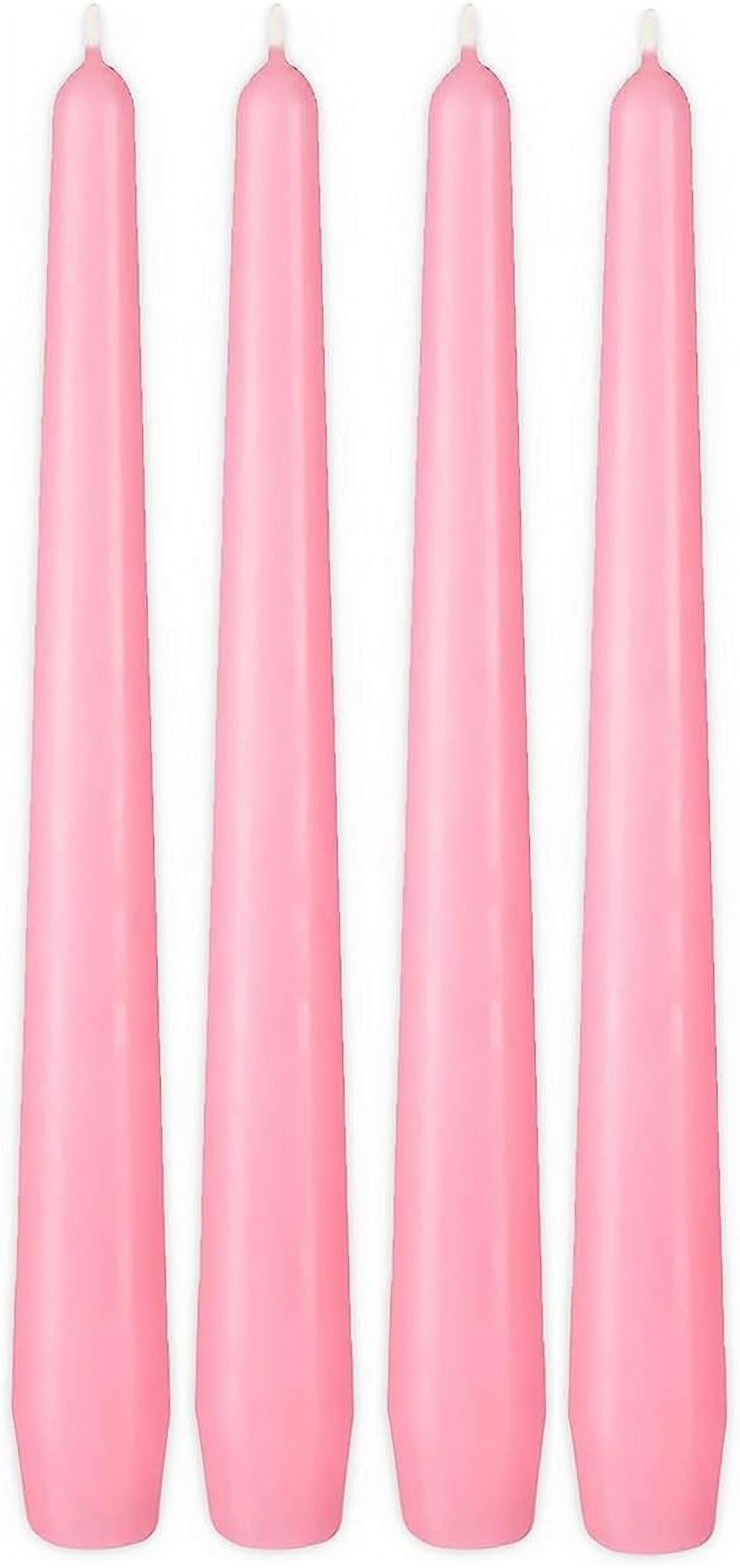 2pcs 10 Inch Taper Candles Dripless & Unscented Made in Europe 7.