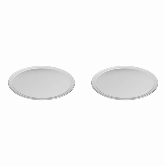 2pcs 10-Inch Wide Rim Aluminum Pizza Pan Baking Tray - , , Perfect Bake