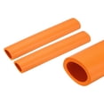 thumbnail image 1 of 2pcs 10" Pipe Insulation Tube 1 1/4 Inch(32mm) ID 44mm OD Foam Tubing for Handle Grip, Orange, 1 of 6