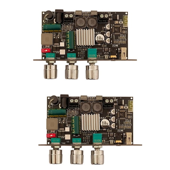 2pcs 100W Mono Amplifier Board with Bluetooth High Power Audio Amp Module -1001U for DIY Home Theater Systems