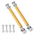 thumbnail image 1 of 2pcs 100mm Universal Car Bumper Lip Splitter Strut Tie Rods Adjustable Splitter Support Rods Gold Tone, 1 of 6