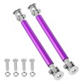 thumbnail image 1 of 2pcs 100mm Universal Car Bumper Lip Splitter Strut Tie Rods Adjustable Splitter Support Rods Purple, 1 of 6