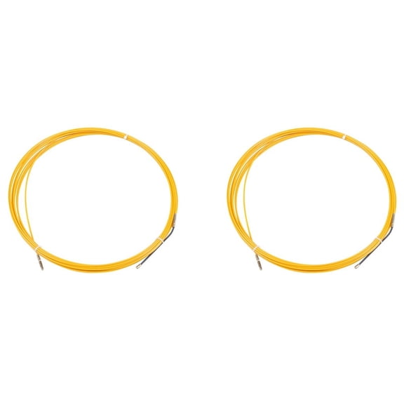 2pcs 10M 3mm Guide Device Fiberglass Electric Cable Push Pullers Duct Snake Rodder Fish Tape Wire