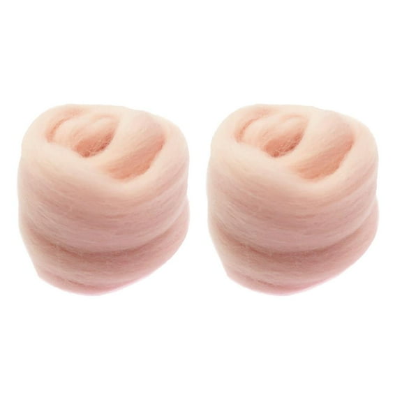 2pcs 10g Felting Wool Fairy Tale Wool Roving For Wet Felting And Dry Felting For Children, Beginners, Adults