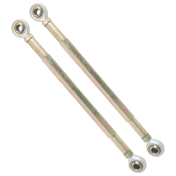 2pcs 10mm Tie Rod Ball Joint Steering Tie Rod Kit Sway bar,Heim Joint,Rod End Bearing for ATV Quad Dirt Bike Go Kart Parts Drift Trike Golf Cart Buggy 4 Wheeler Mini Bike (260mm/10.2")