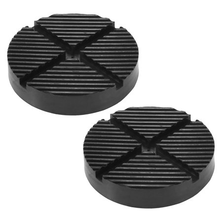 2pcs 12.5 x 2.6cm Universal Car Jack Pad Slotted Puck Support Frame Rail Pinch Weld Protector
