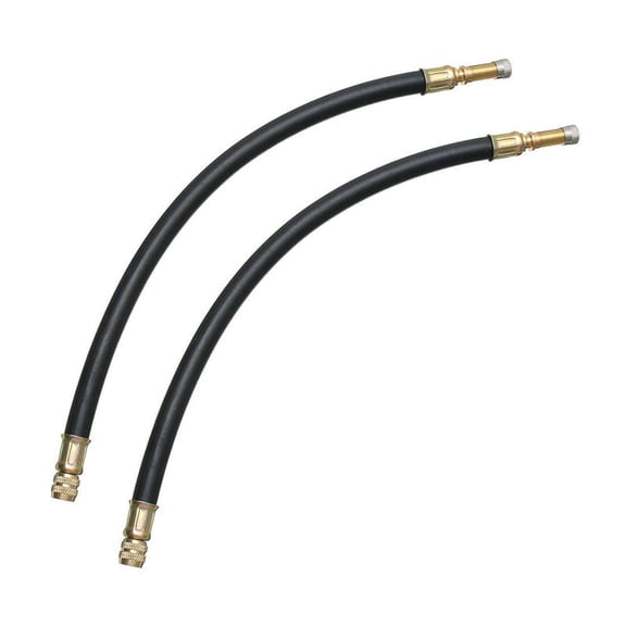 2pcs 12 Inch 300mm Flexible Rubber Tire Valve Stem Extension Car Motorcycle Motor Bike