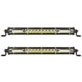 thumbnail image 1 of 2pcs 12 Inch LED Light Bar LED Work Roof Lights Bar 12V 24V Flood Spot Beam Driving Lamps Offroad SUV Truck,2 x 12 Inch 540W LED Light Bar with Accessory mounting kits,black, 1 of 7