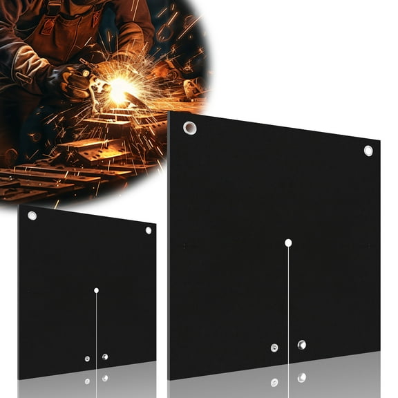 2pcs 12" x 12" Welding Blanket Fireproof Mat Opening Shape Heat Shield Mat,Brazing Heat Shield for Torch,Welding Pad for Plumbing