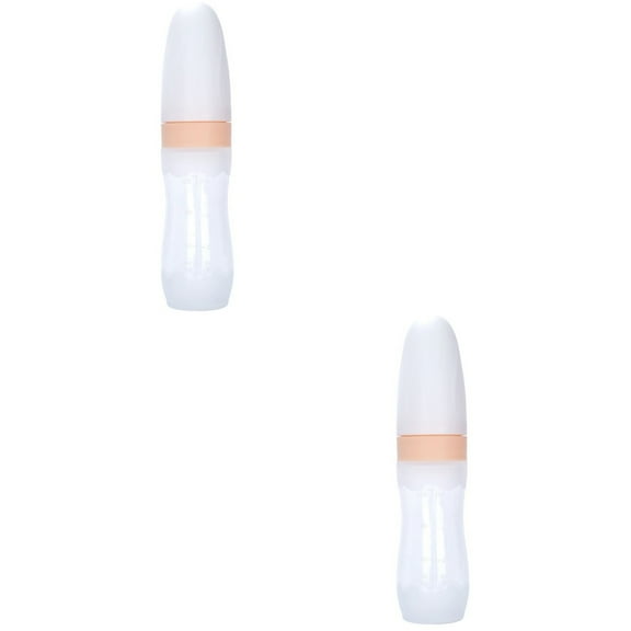 2pcs 120ml Rice Cereal Bottle Feeding Bottle with Silicone Teether Baby Food Feeder