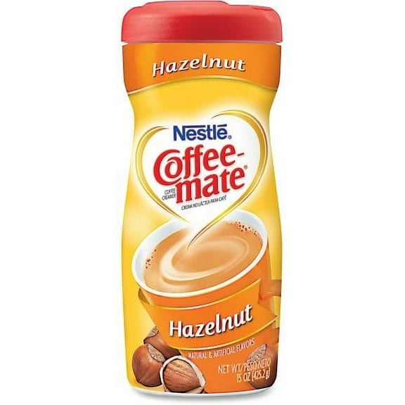 12345 Hazelnut Powder, 15oz Plastic Bottle