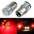 2pcs 12V Car Brake Lamp 1157 BAY15D Tail Light 50-SMD LED Red Stop Bulb ...