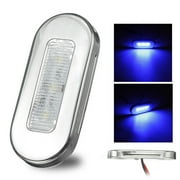 2pcs 12V LED Courtesy Light Mount Yacht Marine Boat Cabin Deck Lamp Waterproof