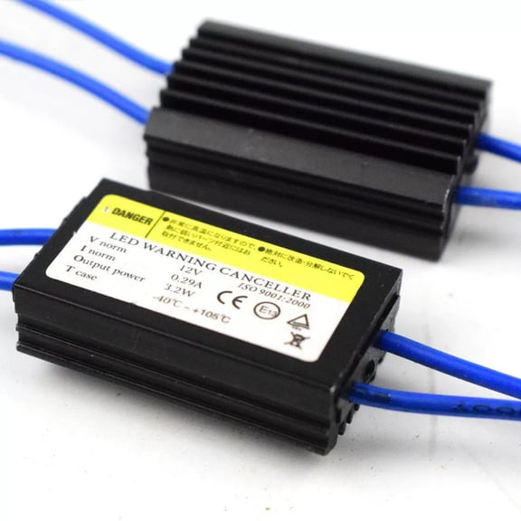 2pcs 12V T10 Decoder Canbus Decoder Cable T10 Resistor Decoder