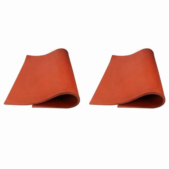 2pcs 12x15 Inch Silicone Heat Mat Pad 0.3 Inch Thickest Sublimation Silicone Mat for Flat Heat