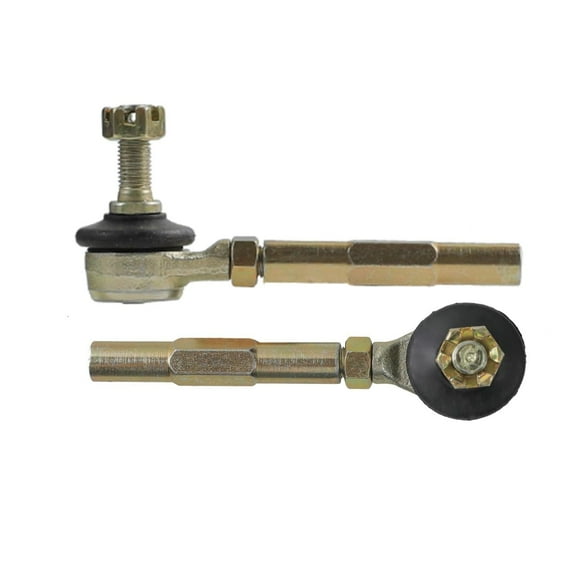 2pcs 135mm (5.3")10mm Thread Steering Tie Rod with End Ball Joint for ATV Quad Go Kart 4 Wheeler Drift Trike DIY Parts