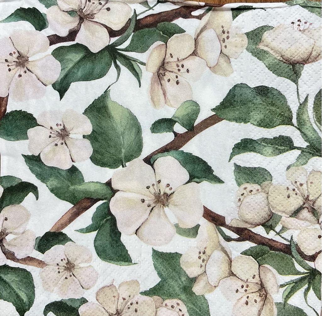 2pcs 13x13 Paper Flowers Luncheon Decoupage Napkin…