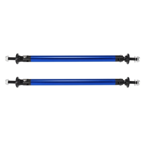 2pcs 150mm 5.91" Car Splitter Support Rods Adjustable Front Rear Bumper Lip Splitter Strut Rod Tie Support Bars Blue