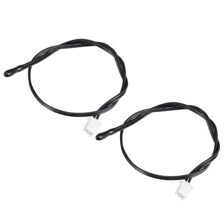 2pcs 15K Temperature Sensor Probe NTC Thermal Sensor Probe 30cm Digital Thermometer Extension Cable
