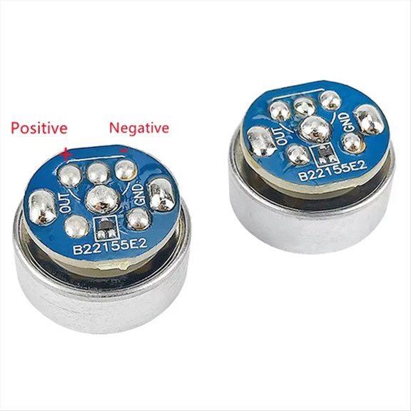 2pcs 16mm Electret Condenser Microphone Web Celebrity Anchor Microphone Unidirectional Mic with Circuit Board for Audio