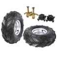 thumbnail image 1 of 2pcs 16x8-7 ATV Go Kart Tire Tubeless with Rim Assembly 7" Inch Wheel 16x8x7 16x8.00-7 4 Lug 110mm Bolt Pattern for Quad Mini bike Buggy 110cc 125cc Taotao with Front Steering Spindles Hubs, 1 of 9