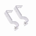 thumbnail image 1 of Tineasur Curtain Mounting Holder White Easy to Install for Home Decoration 2Pcs, 1 of 7
