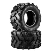 2pcs 18 9.5-8 ATV UTV Tires 18 9.5 8 4Ply All Terrain Go Kart Golf Cart Tubeless Fit For Rough Terrain, Pattern Z-124