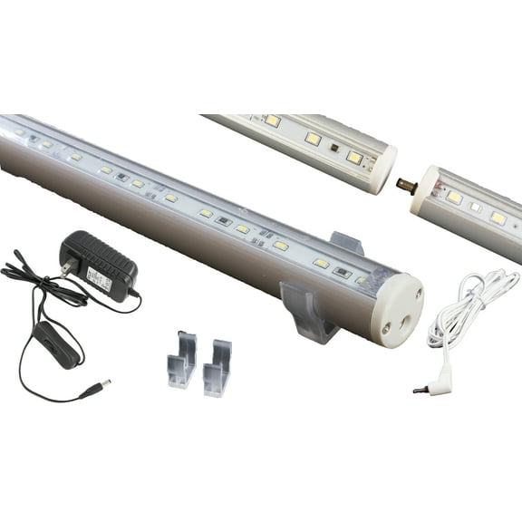 2pcs 18" LEDupdates Linkable Showcase LED Light 37" total for Jewelry Display C3014 Series with UL Listed Power Supply