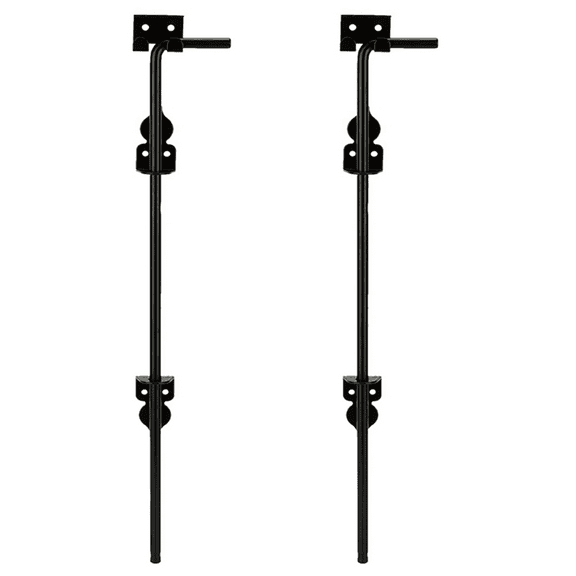 2pcs 18inch Cane Bolt Heavy Duty Gate Drop Rod, Hardware Ground Gate Stopper Gate Hardware, Cane Bolts