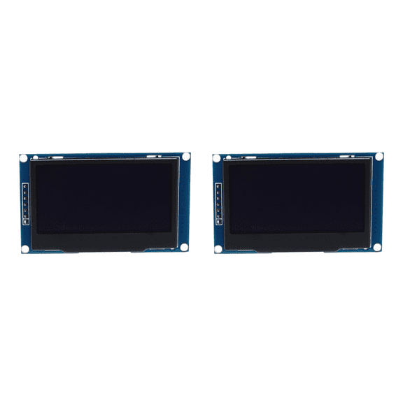 2pcs 2.42 Inch OLED Display LCD Screen Module 128X64 SPI/IIC Interface SSD1309 Display White,2 x LCD screen module,as shown
