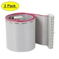 thumbnail image 1 of 2pcs 2.54mm 40-Pin Female to Female IDE PATA Extension Flat Ribbon Cable 50cm, 1 of 4