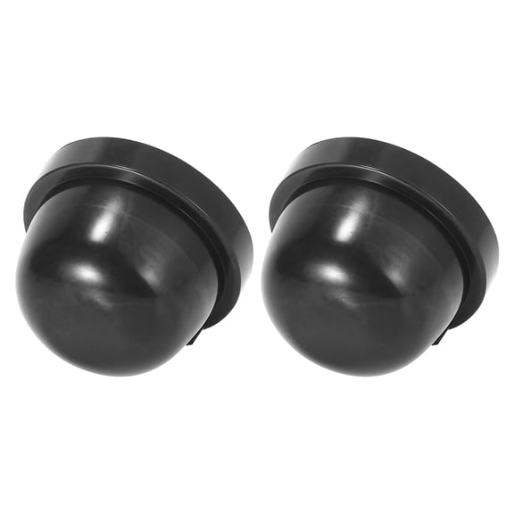 2pcs 2.95'' Inner Diameter 54mm Height Car Rubber Housing Seal Caps Headlight Dust Cover Waterproof Dustproof Caps