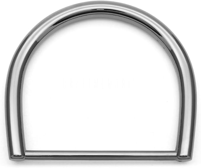 2pcs 2 Inches D Rings Purse Loop Quality Plating Metal D-Ring for Craft ...