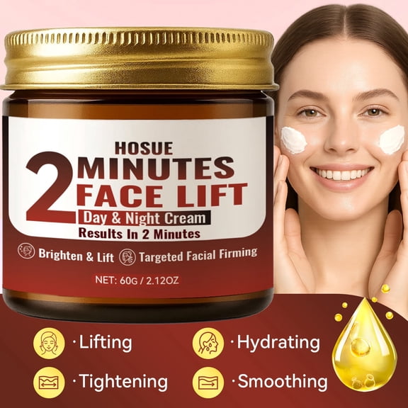 2pcs 2-Minute Facial Lifting, Firming, and Moisturizing Cream 2pcs